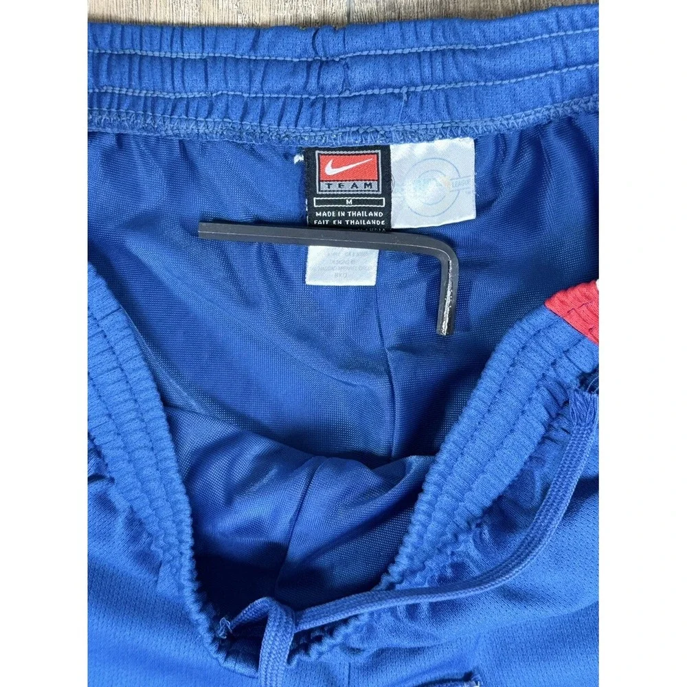 Y2K Nike Chicago Cubs Shorts Sz Med Team Authentic Practice Mesh Vintage Logo